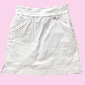 EP Pro White Golf Skort